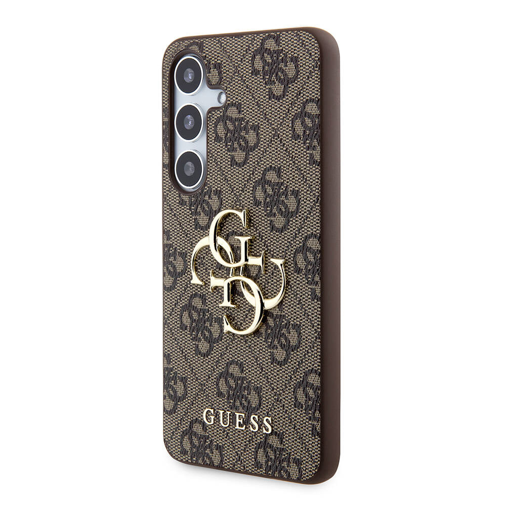 Guess Galaxy S24 Orjinal Lisanslı PU Deri Yazı ve 4G Metal Logolu Desenli Kılıf Guess Galaxy S24 Orjinal Lisanslı PU Deri Yazı ve 4G Metal Logolu Desenli Kılıf